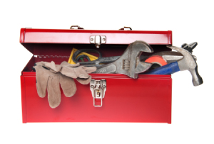 Photo of a toolbox filled with (metaphorical) transferable skills