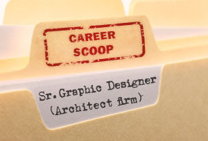 Career Scoop file, on what it's like to work as a Senior Graphic Designer in an architect's firm