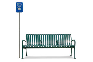 Picture of a bus stop, as a metaphor for being passive in our jobs and careers