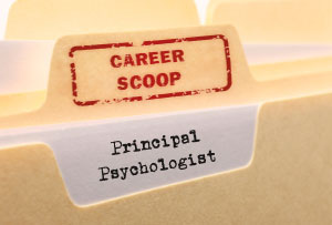 Career Scoop File, on what its like to work as a Principal Psychologist