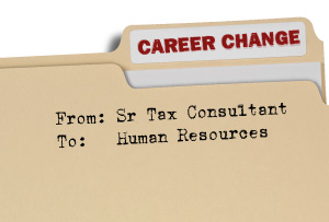 Career Change Folder - from career as a Senior Tax Consultant to one in Human Resources